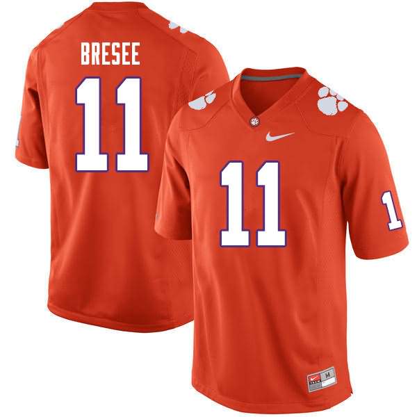 Men's Clemson Tigers Bryan Bresee #11 Colloge Orange NCAA Game Football Jersey Style LNN56N2I