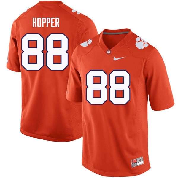 Men's Clemson Tigers Jayson Hopper #88 Colloge Orange NCAA Elite Football Jersey Supply UJN43N0S