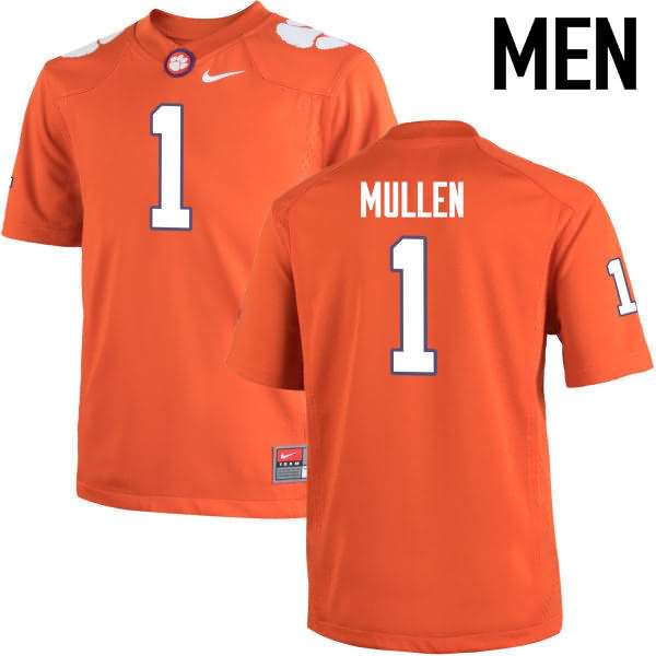 Men's Clemson Tigers Trayvon Mullen #1 Colloge Orange NCAA Game Football Jersey Version GVF67N6G